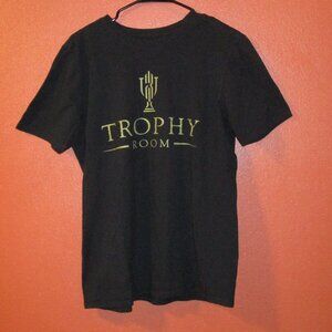Jordan Trophy Woman Medium Black Gold Outdoors Travel Short Sleeve Shirt